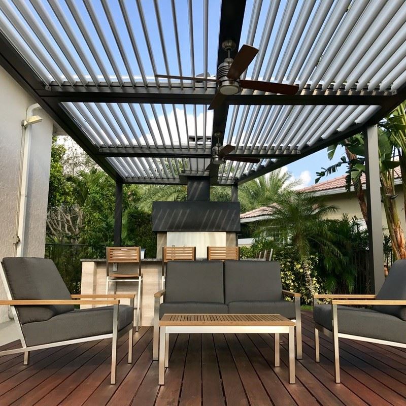 Adjustable Louvered Pergola factory